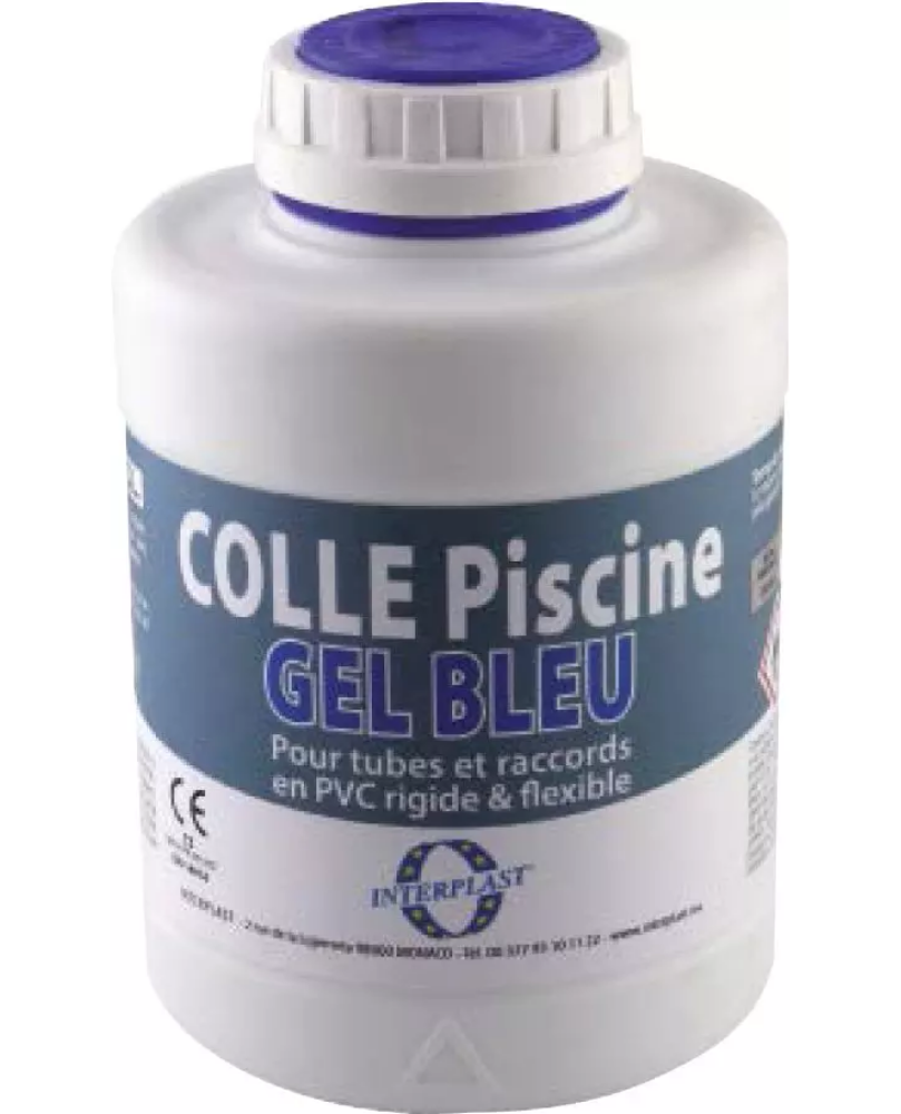 Interfix - Colle Gel Bleu pour PVC Souple 1000ml